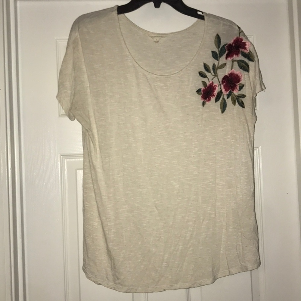 Floral Shoulder Top